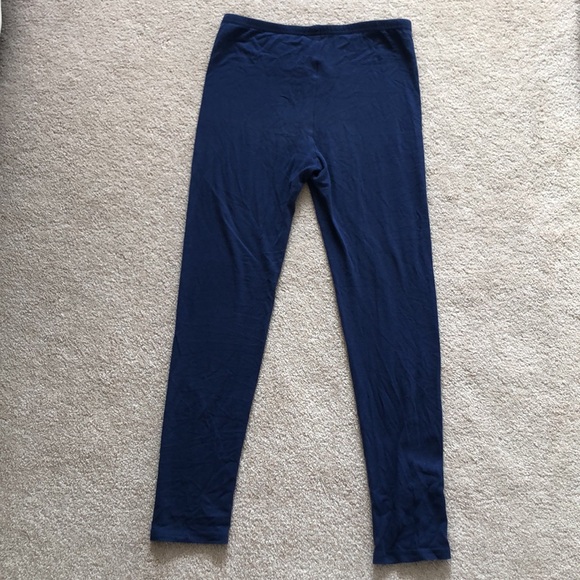 Girls navy blue leggings - Picture 3 of 3